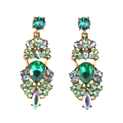 Boucles d'oreilles longues géométriques Zinika