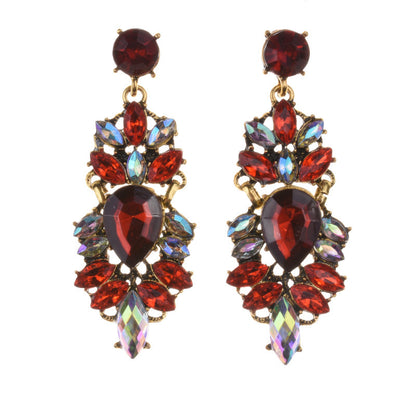 Boucles d'oreilles longues géométriques Zinika