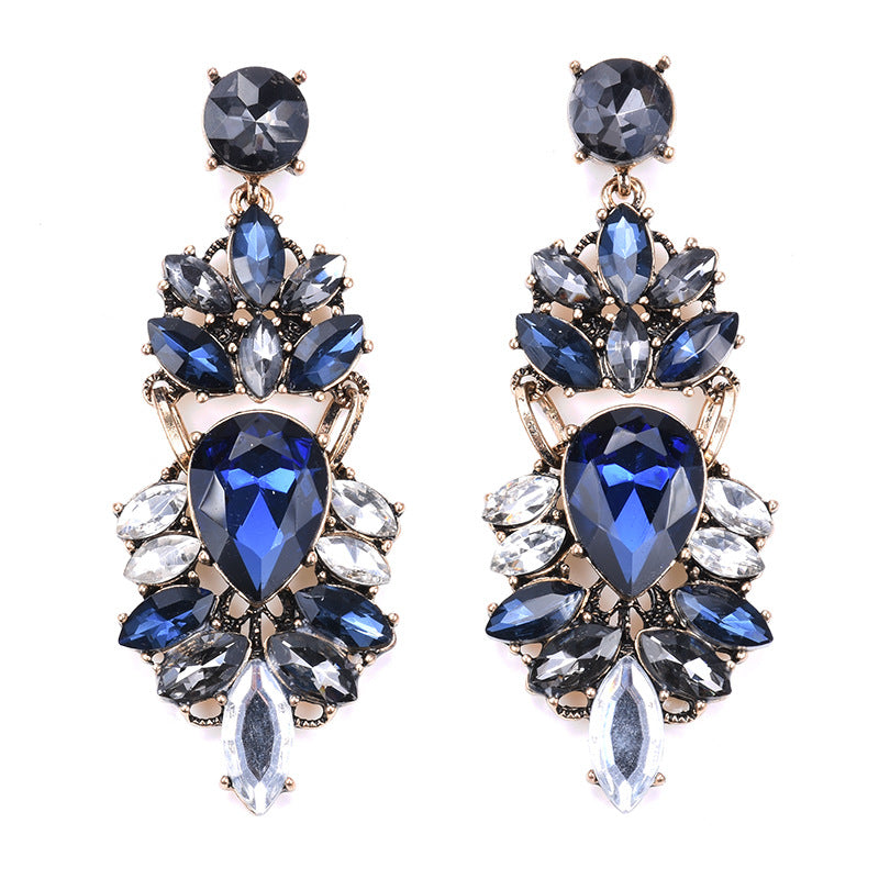 Boucles d'oreilles longues géométriques Zinika