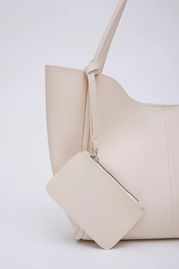Ensemble sac à main Zanele Luxe crème