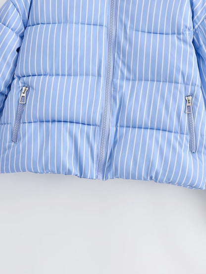 Imani Striped Cotton Jacket