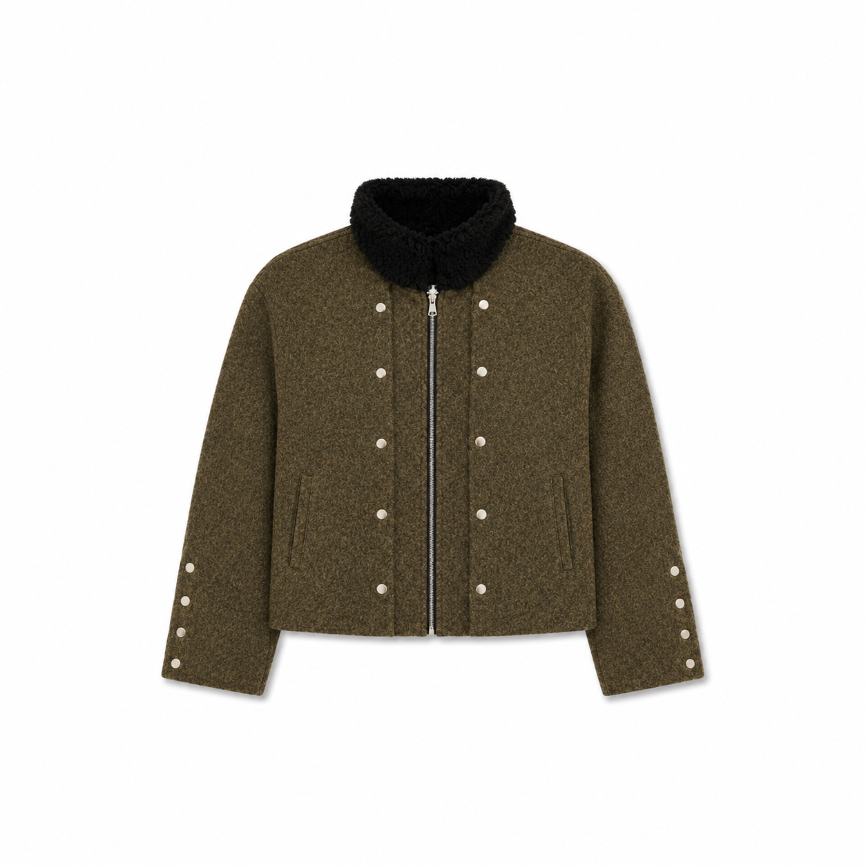Manteau court en fourrure Marielle