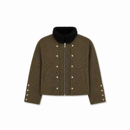 Manteau court en fourrure Marielle