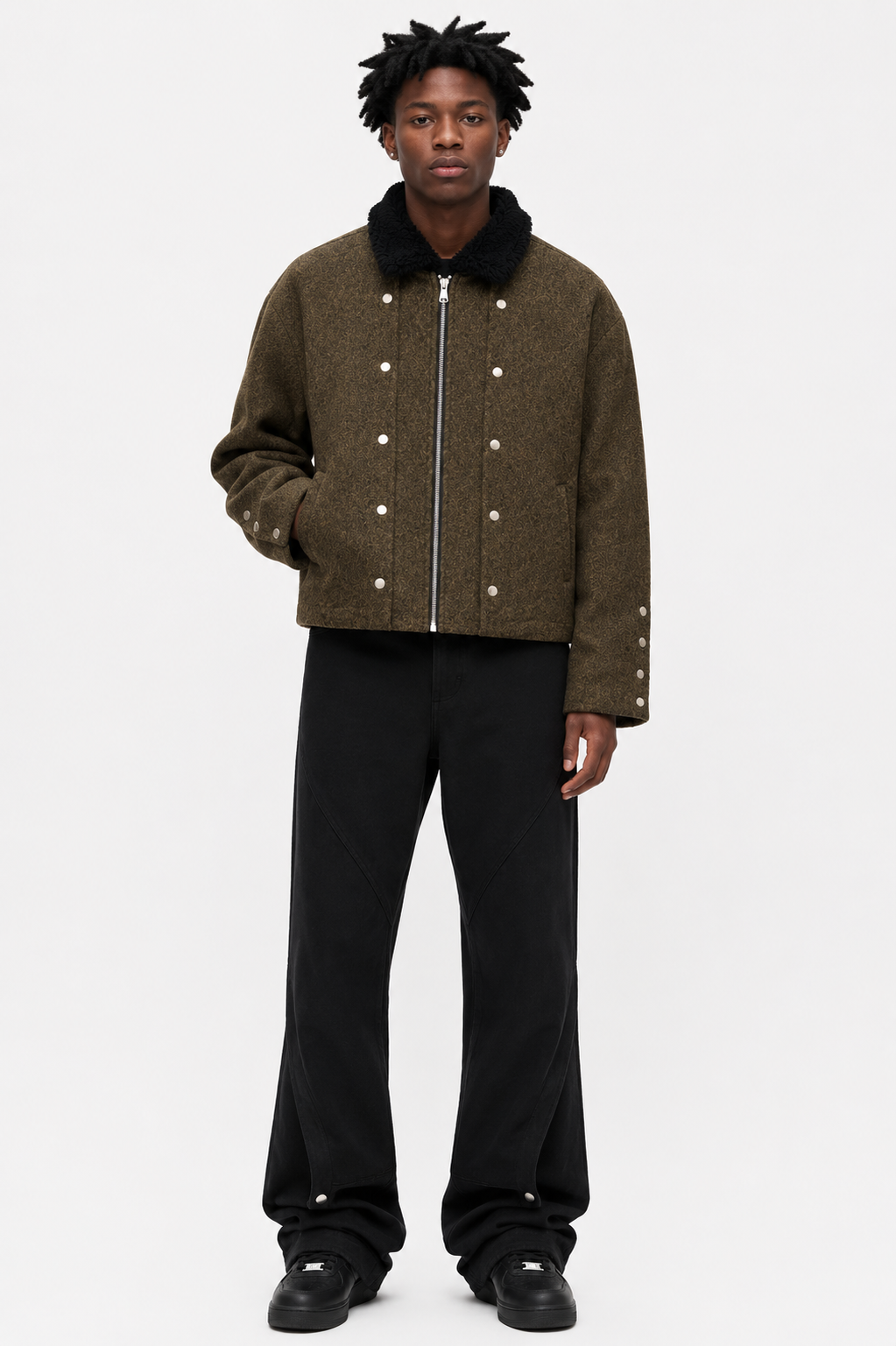 Manteau court en fourrure Marielle