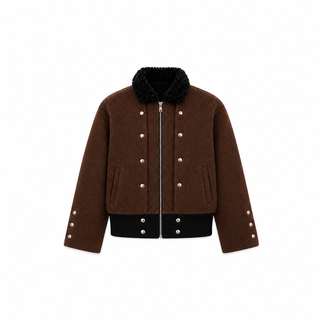 Manteau court en fourrure Marielle