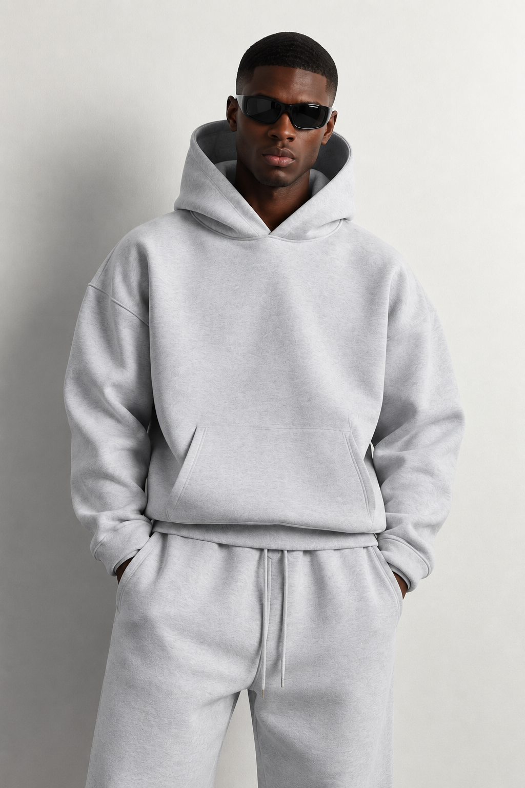 Uche French Terry Loose-Fit Jogger Tracksuit Set
