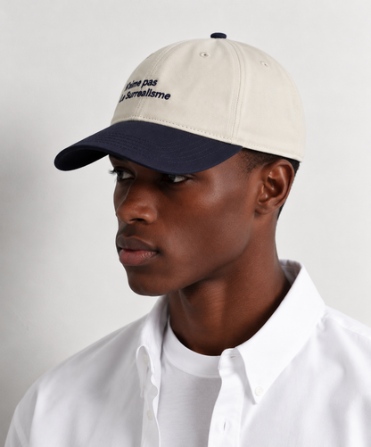 Obinna Retro Color-Block Embroidered Cap