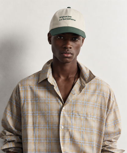 Obinna Retro Color-Block Embroidered Cap