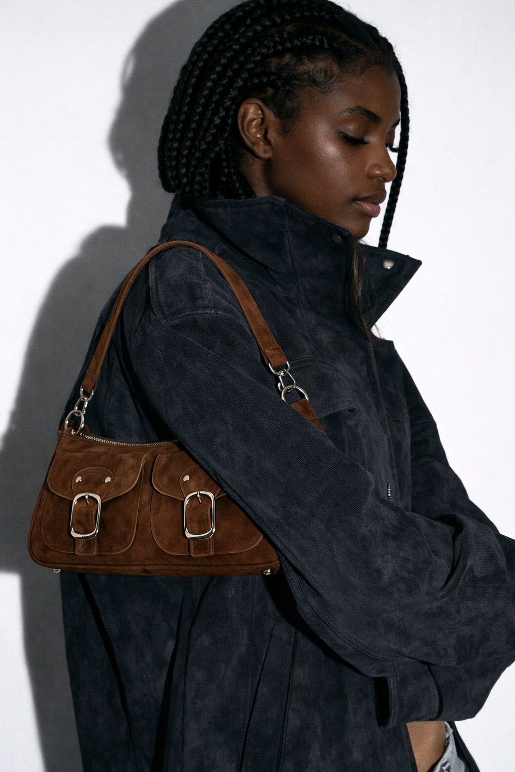 Sac Amara en daim grande capacité