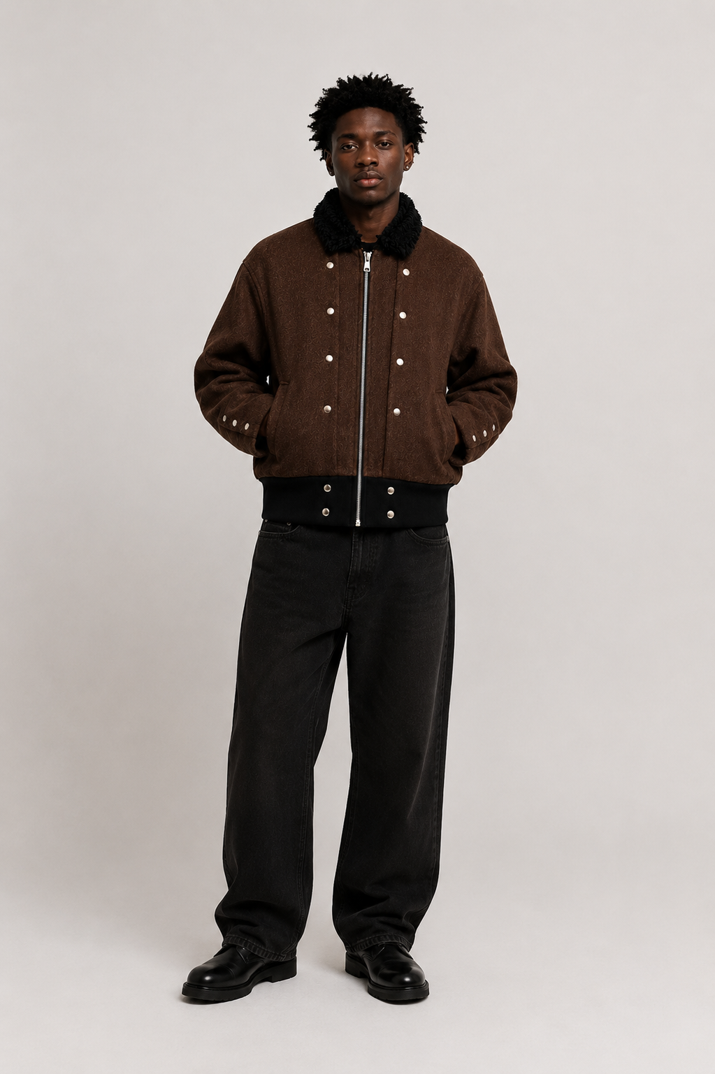 Manteau court en fourrure Marielle