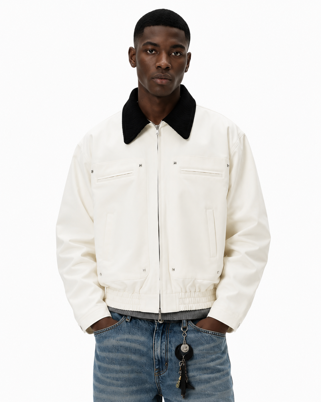 Manteau court en fourrure Marielle