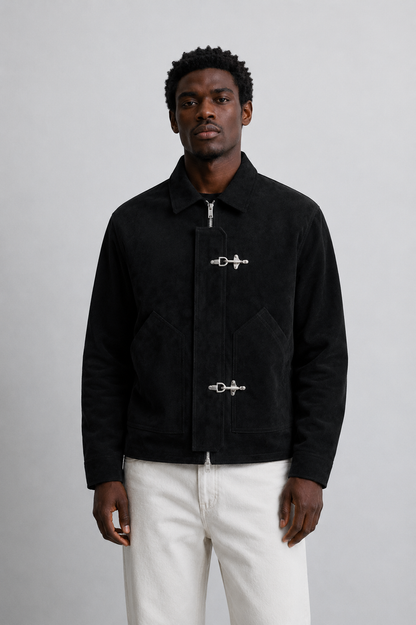 Nnamdi Leather Statement Jacket