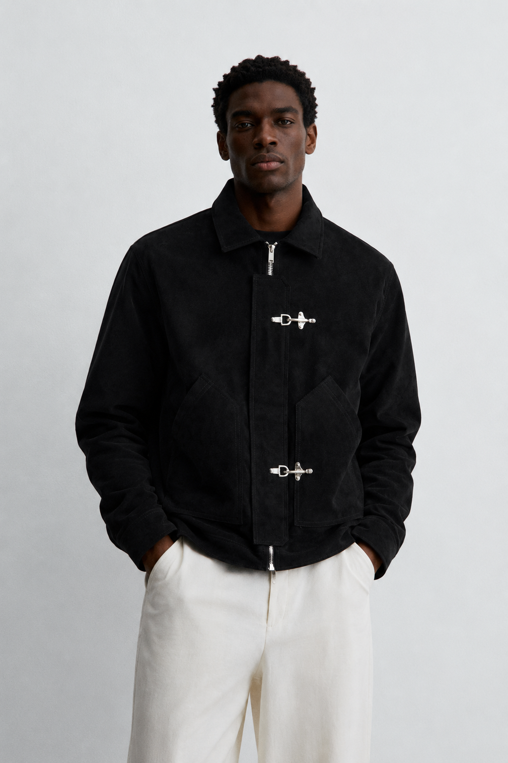 Nnamdi Leather Statement Jacket