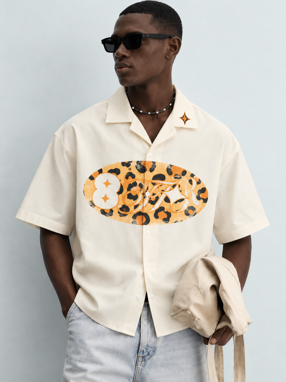 Pita Cuban-Collar Cotton Streetwear Shirt