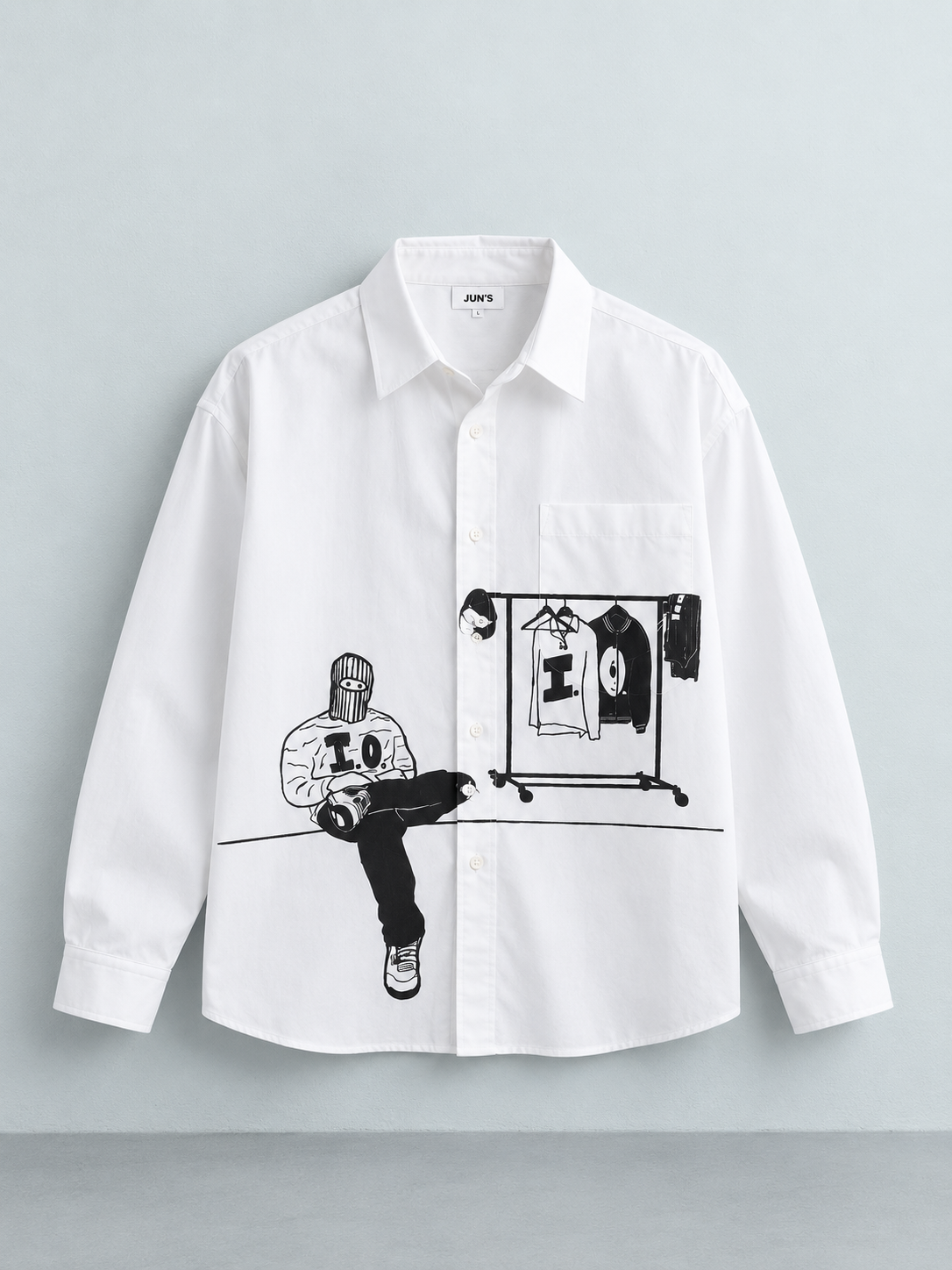 Gbenga Clean-Cut Long-Sleeve Essential Shirt