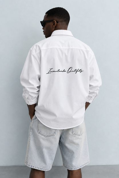 Gbenga Clean-Cut Long-Sleeve Essential Shirt