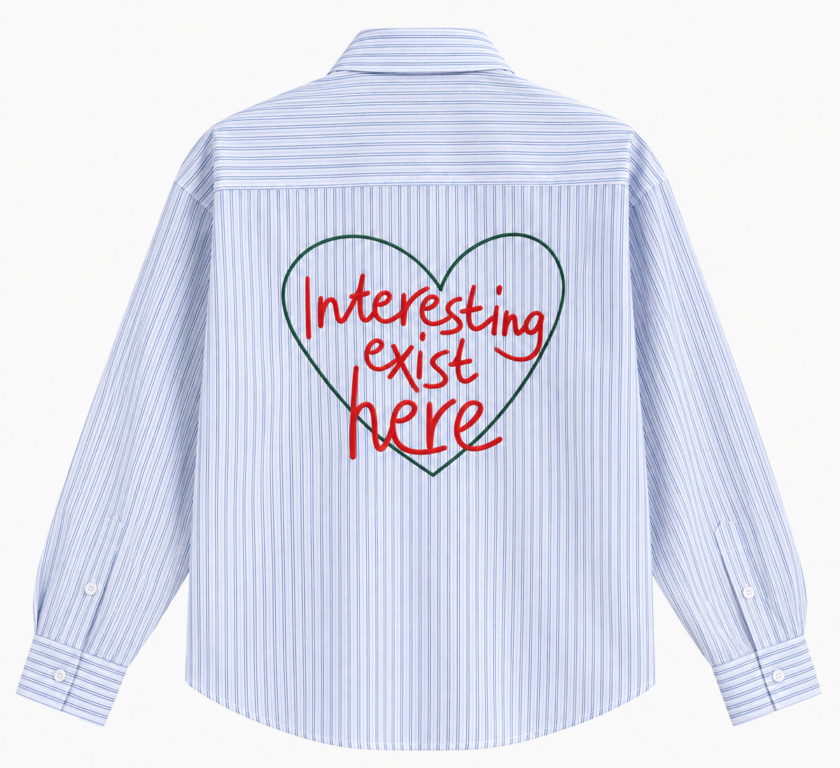 Yaw Vintage Striped Loose-Fit Long-Sleeve Shirt