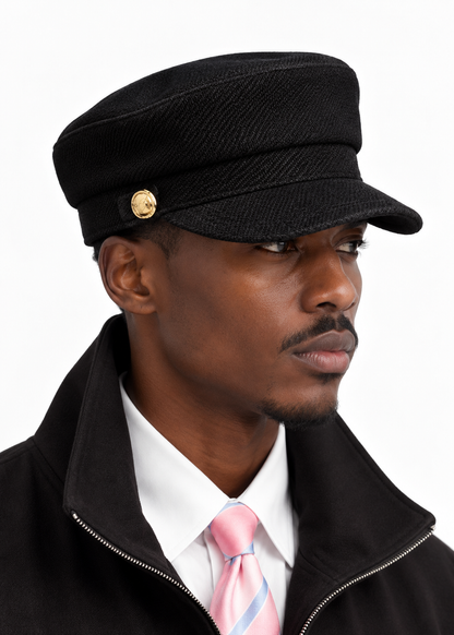 Soji Canvas 3D-Embroidered Adjustable Beret