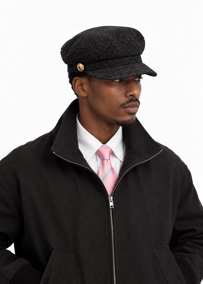 Soji Canvas 3D-Embroidered Adjustable Beret