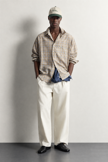 Obinna Retro Color-Block Embroidered Cap