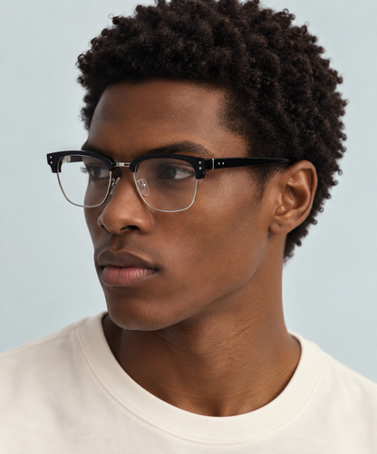 Chidi Full-Frame Acetate Square Eyeglasses