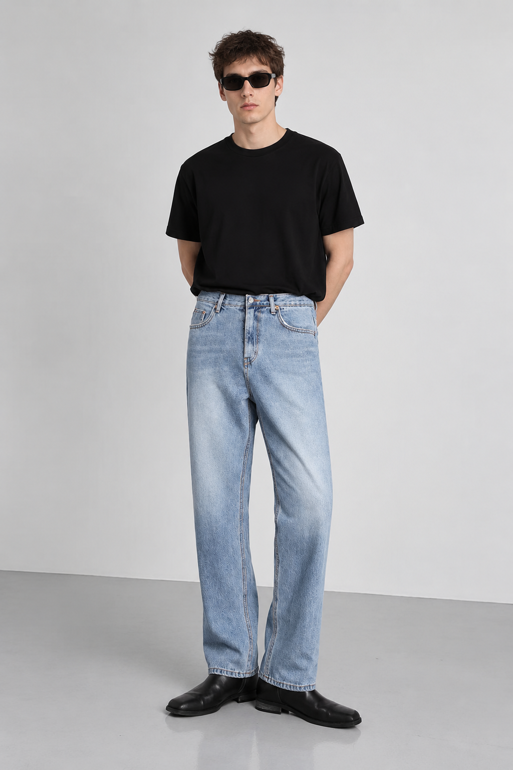 Kofi Loose Straight-Cut Cotton Jeans