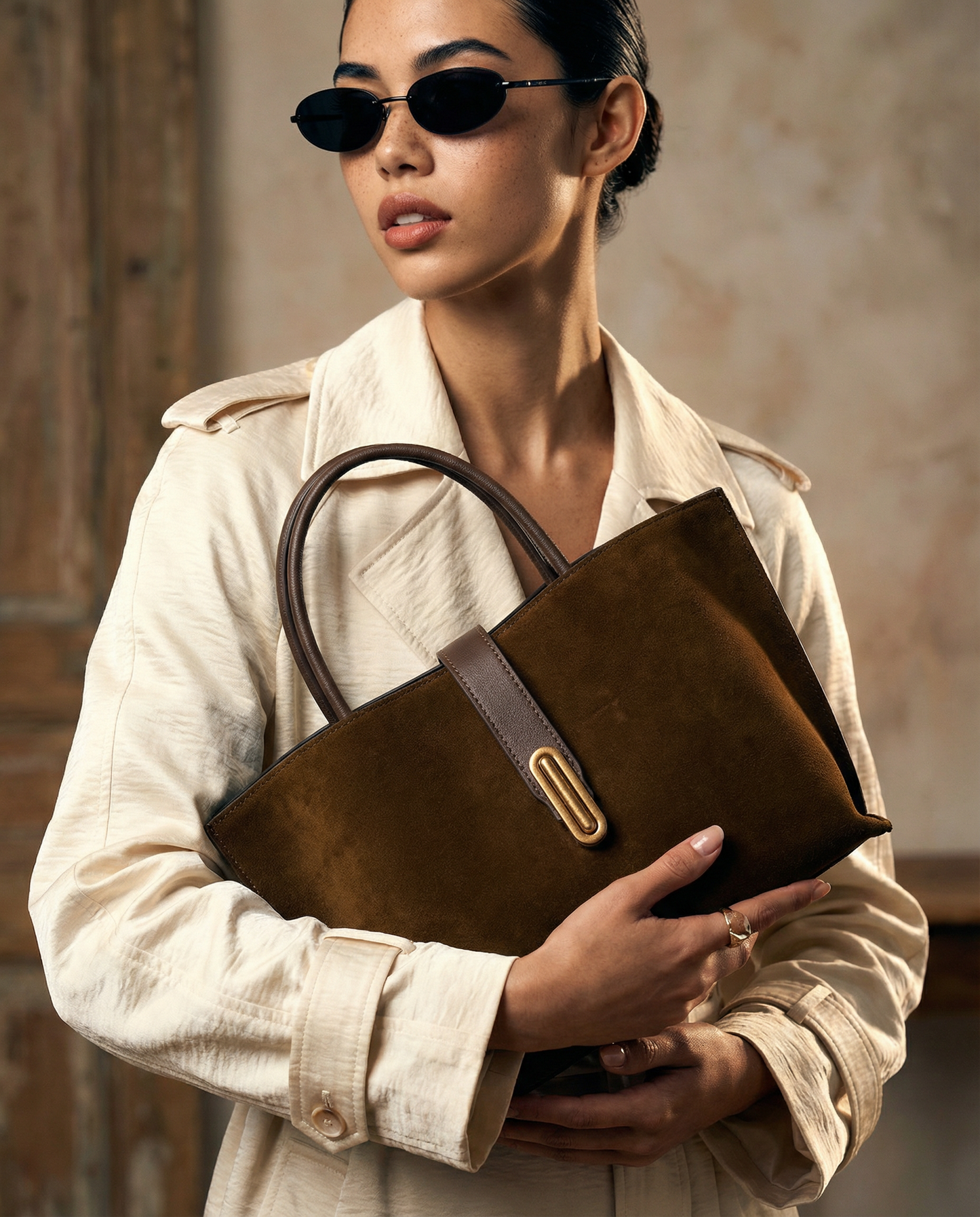Anjali Retro Bucket Shoulder Bag