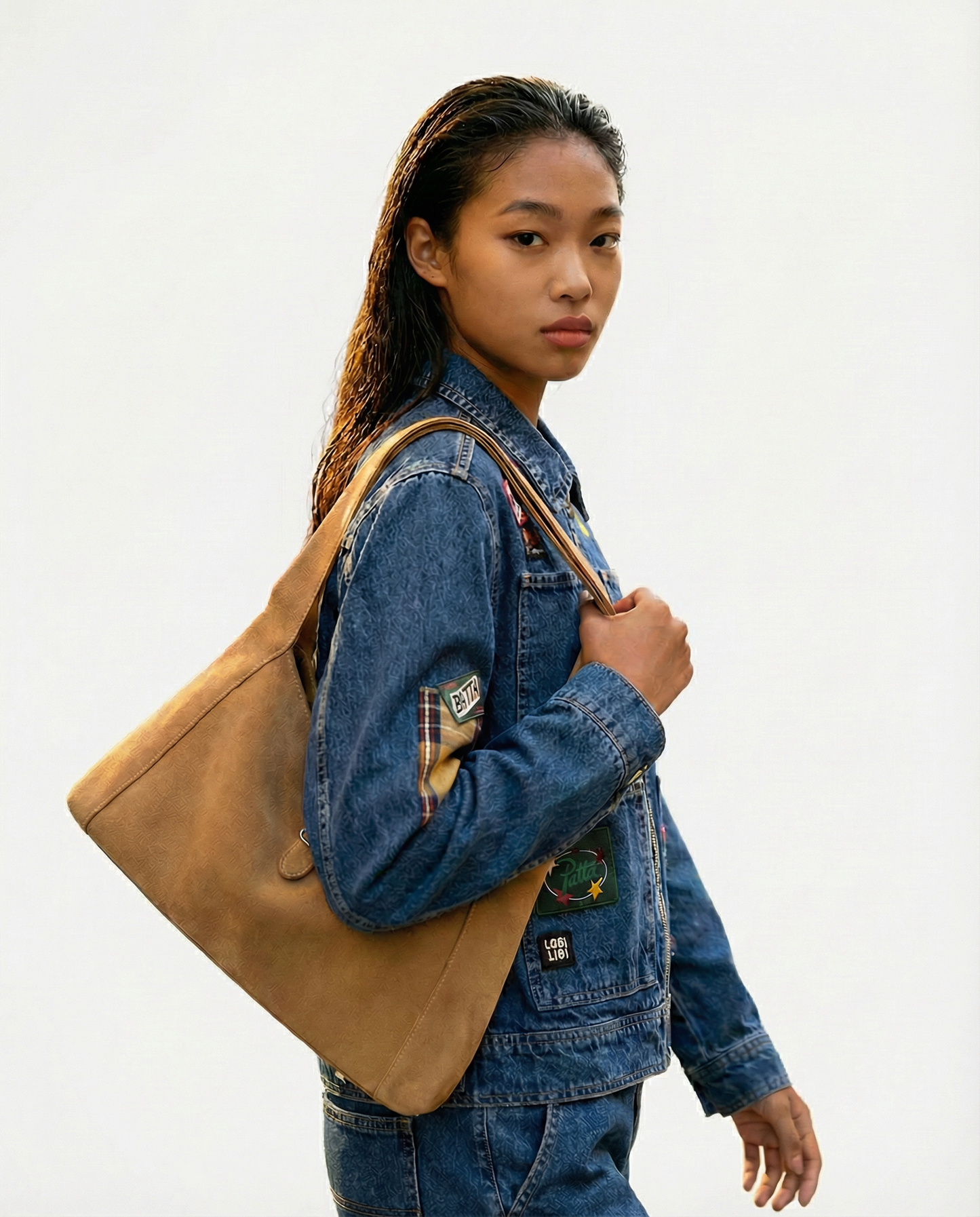 Abeni Suede Luxe Shoulder Bag