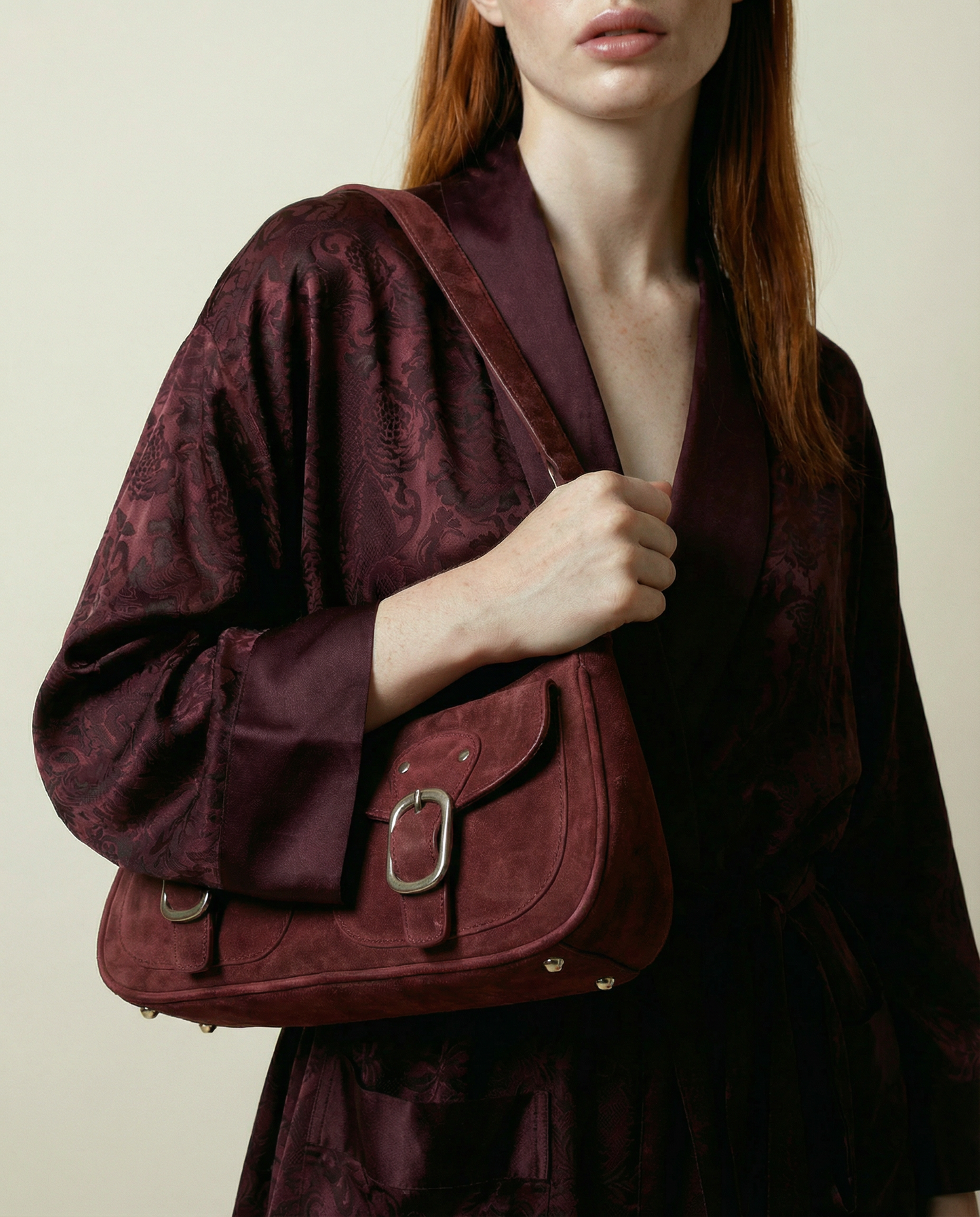 Sac Amara en daim grande capacité