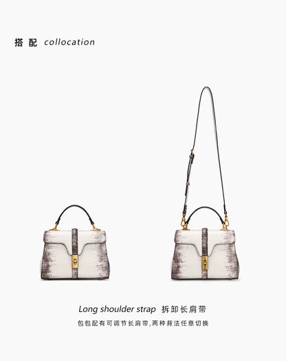 Makena Crocodile Luxe Handbag