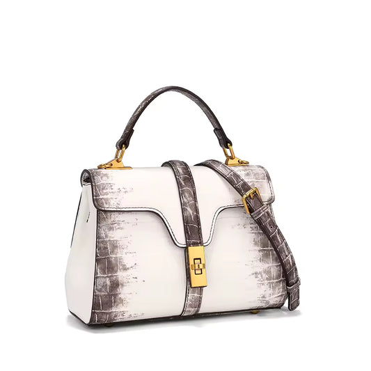 Makena Crocodile Luxe Handbag