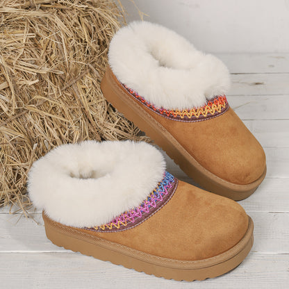 Bottes de neige Zahira en polaire tricotée