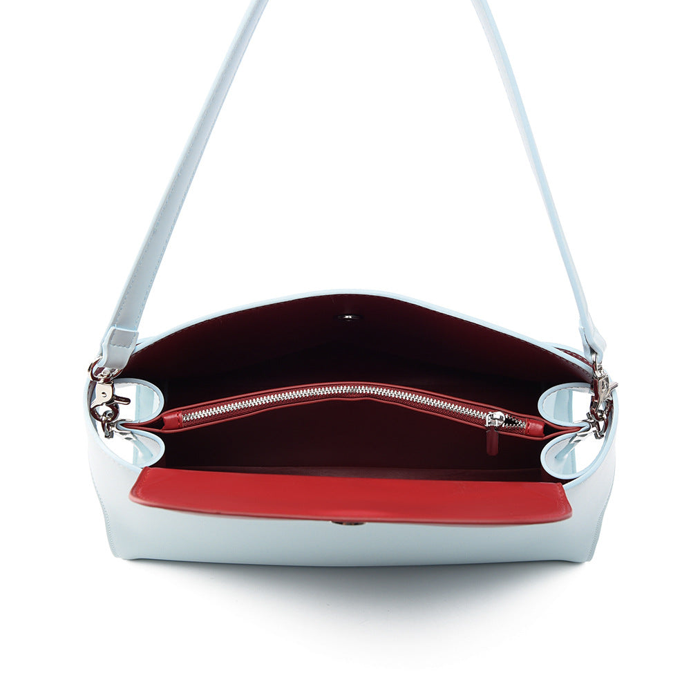 Sac bandoulière Abeni en cuir souple