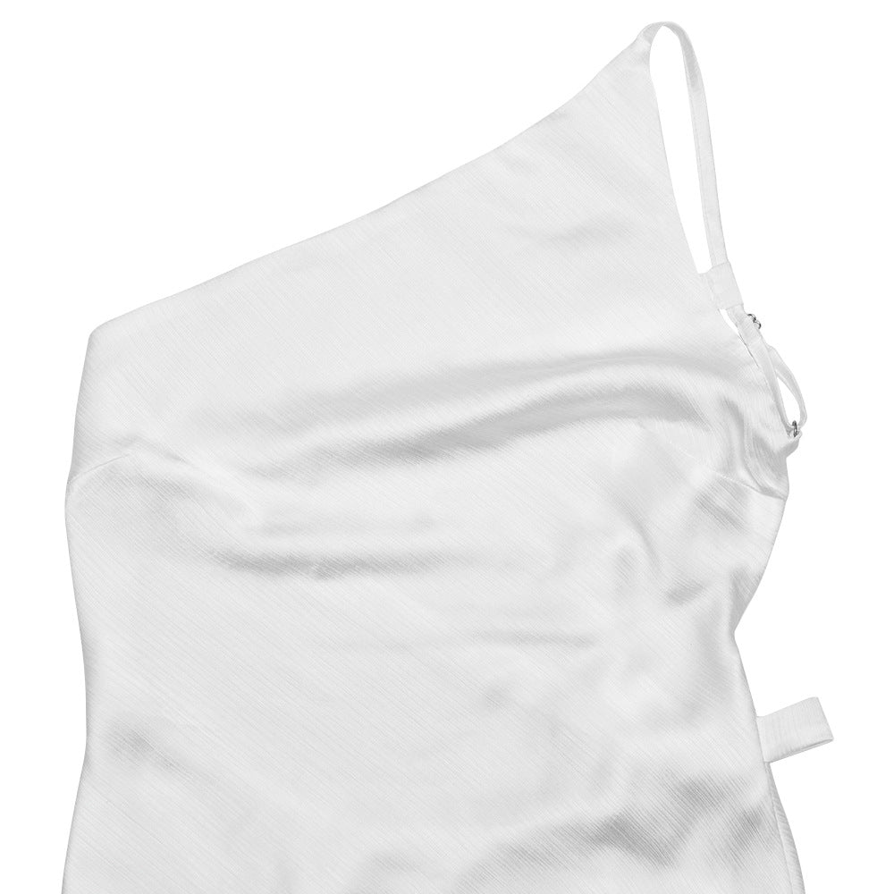 Amahle Mesh Fishtail Maxi Dress