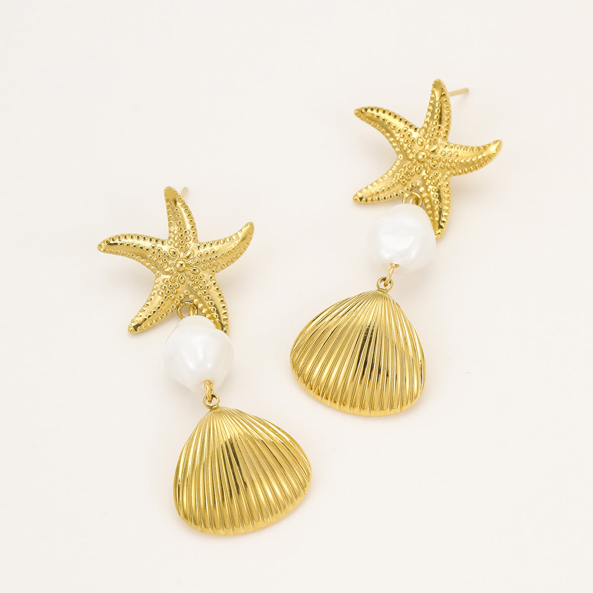 Boucles d'oreilles Nyali en forme d'étoile de mer
