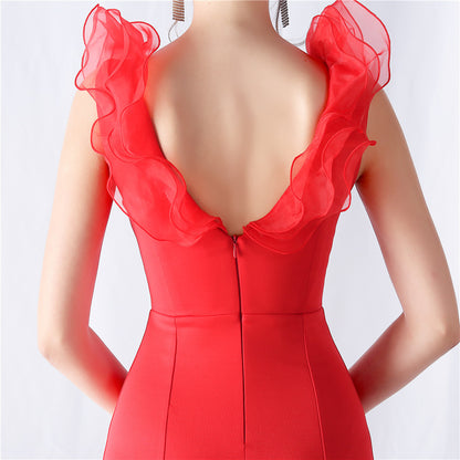 Zuri Organza Evening Dress