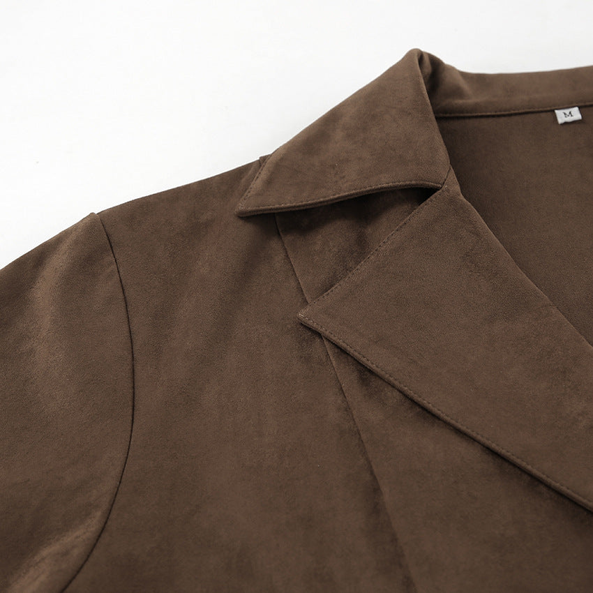 Thabisa Loose Double-Breasted Coat