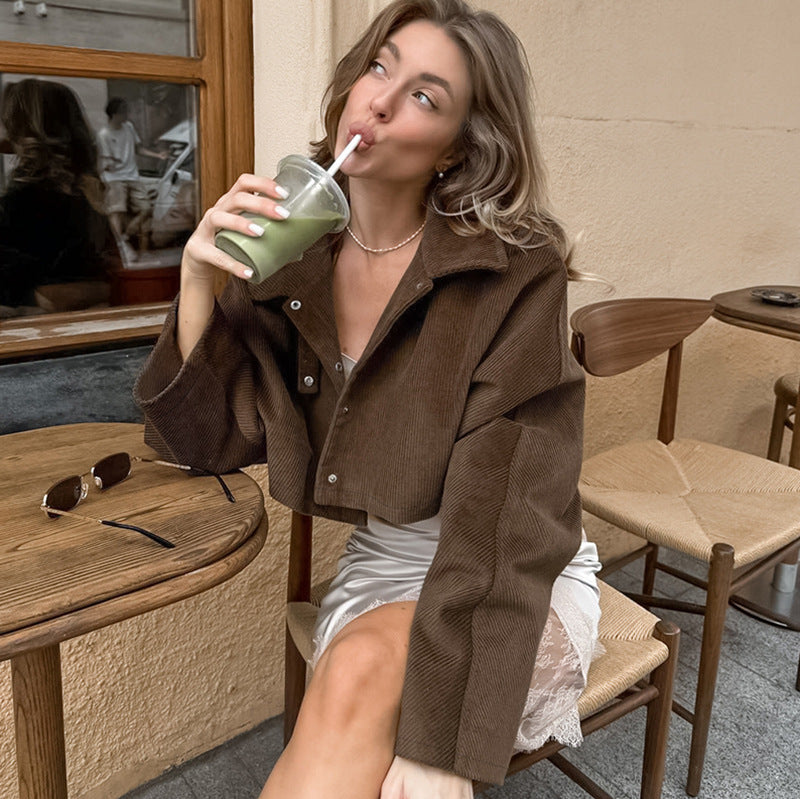 Zola Corduroy Retro Cardigan