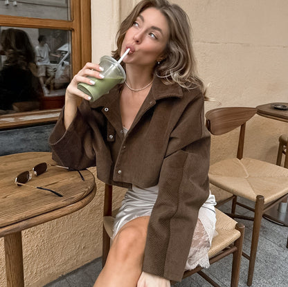 Zola Corduroy Retro Cardigan