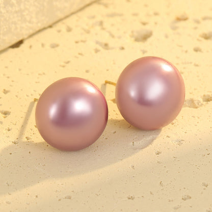 Boucles d'oreilles Amira Glossy Pearl