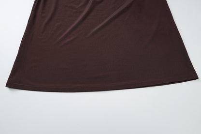 Sorelle Summer Oblique-Shoulder Dress