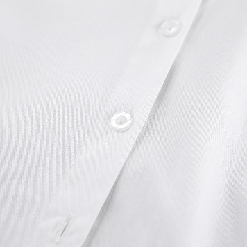 Robe chemise à col polo Nia