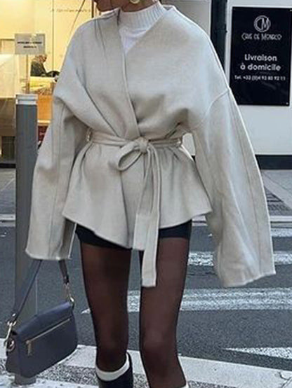Manteau trench à manches cloche Ayoka