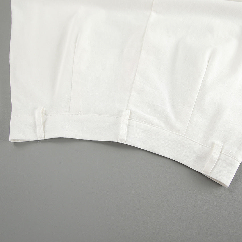 Asha Linen Vest Set