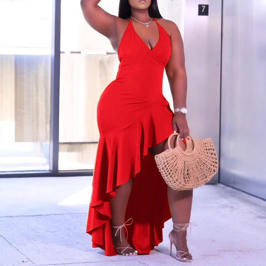 Robe courte à nœud Zyara