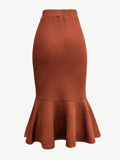 Robe sirène asymétrique en satin Abeni