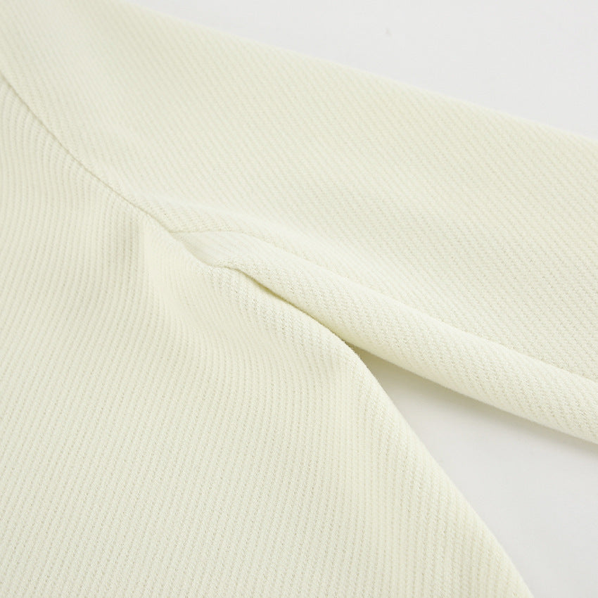 Adesua Apricot Woolen Charm Coat