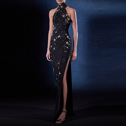 Ngondi Rhinestone Maxi Dress