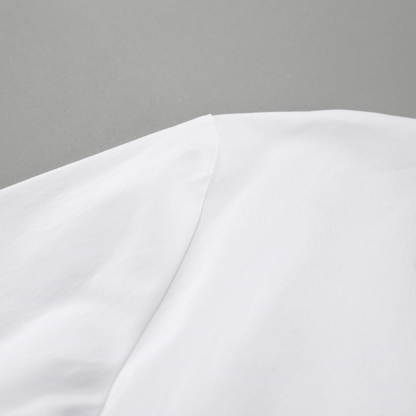 Robe chemise à col polo Nia
