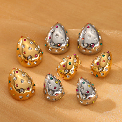 Boucles d'oreilles Zinaya en forme de goutte d'eau